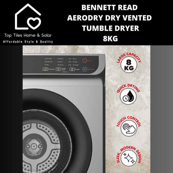 Bennett Read AeroDry Dry Vented Condenser Tumble Dryer - 8kg