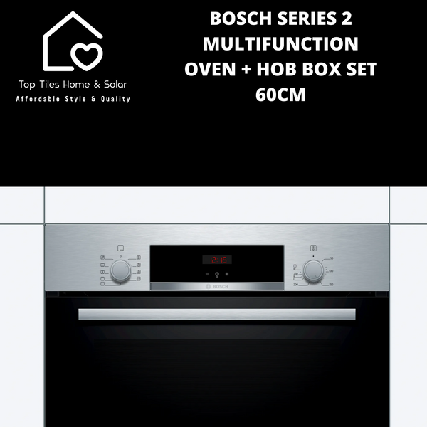 Bosch Series 4 - Multifunction Oven + Hob Box Set - 60cm