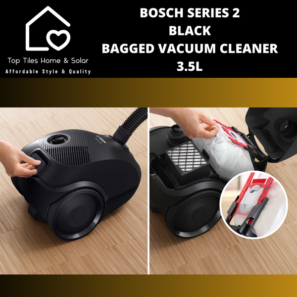 Bosch Series 2 - Black Bagged Vacuum Cleaner - 3.5L
