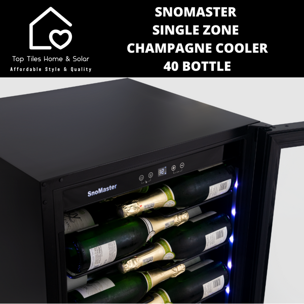 SnoMaster Single Zone Champagne Cooler - 40 Bottle