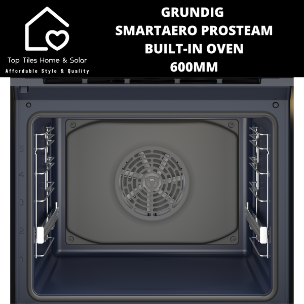 Grundig SmartAero ProSteam Built-in Oven - 600mm