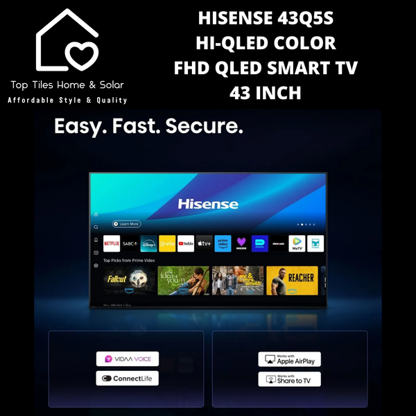 Hisense 43Q5S Hi-QLED Color FHD QLED Smart TV - 43 Inch