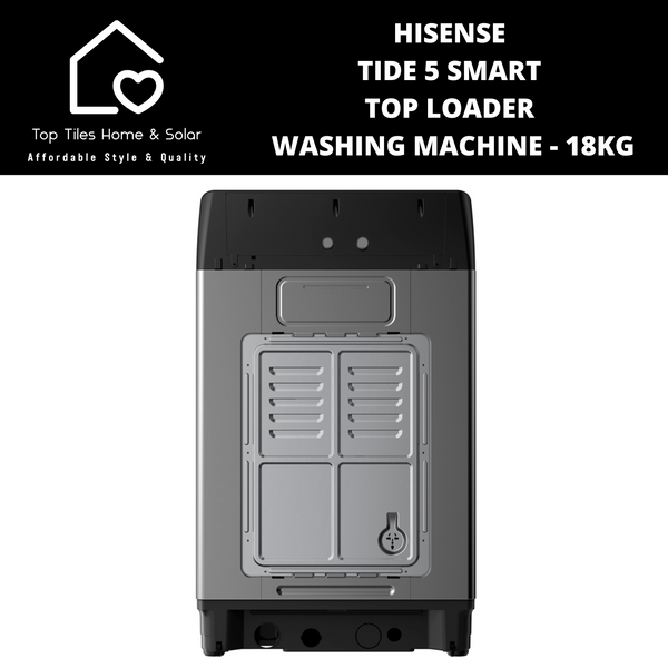 Hisense Tide 5 Smart Top Loader Washing Machine - 18kg