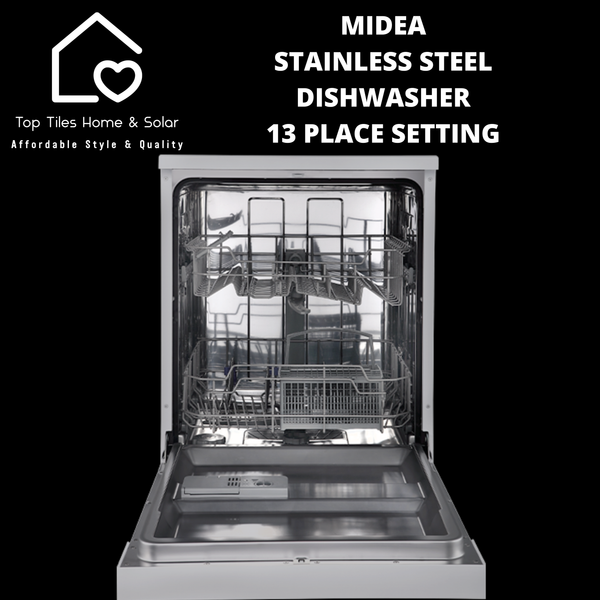 Midea Stainless Steel Dishwasher - 13 Place Setting