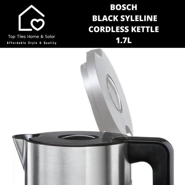 Bosch Black SyleLine Cordless Kettle - 1.7L
