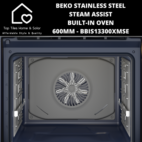 Beko Stainless Steel Steam Assist Built-in Oven - 600mm BBIS13300XMSE