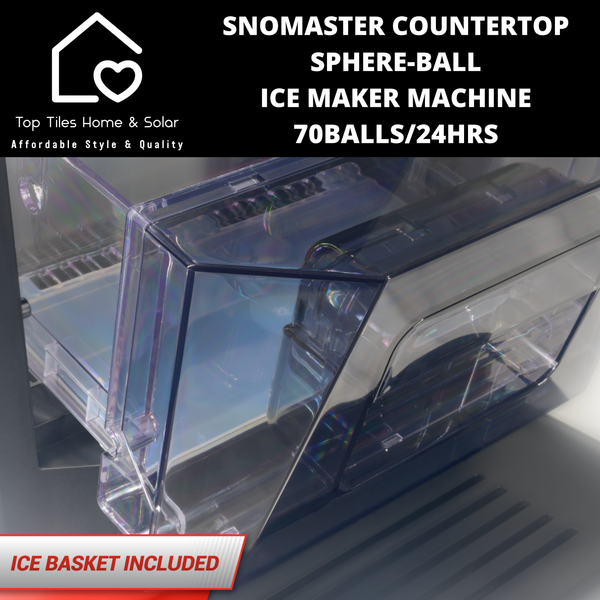 Snomaster Countertop Sphere-Ball Ice Maker Machine - 70Balls/24Hrs