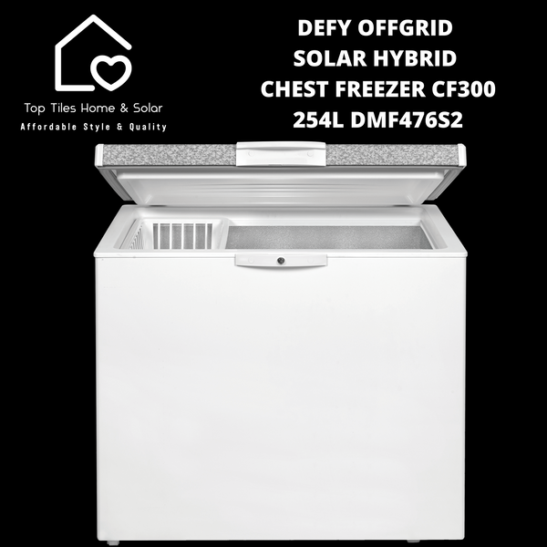 Defy Offgrid Solar Hybrid Chest Freezer CF300 - 254L DMF476S2