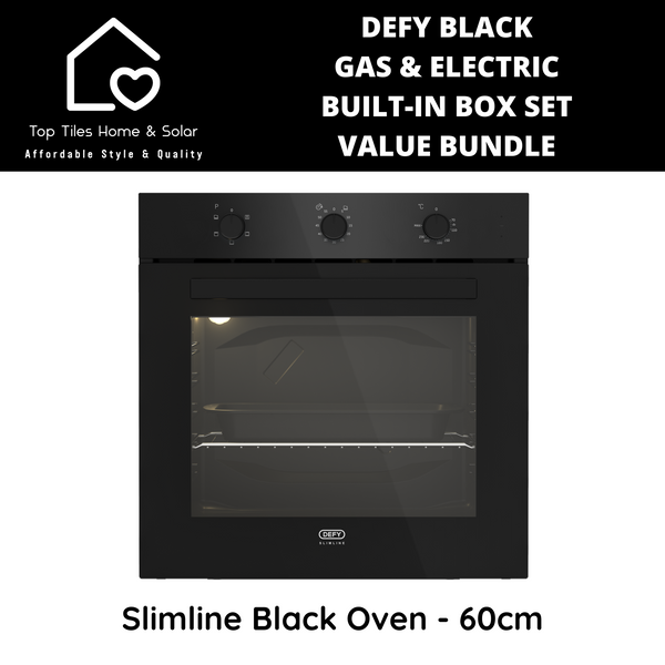 Defy Black Gas & Ceran Built-in Box Set - Value Bundle