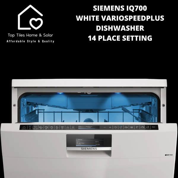 Siemens iQ700 - White VarioSpeedPlus Dishwasher - 14 Place Setting