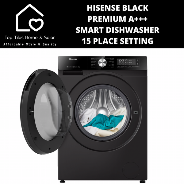 Hisense Premium Black A+++ AutoWash Smart Front Loader Washing Machine - 10kg