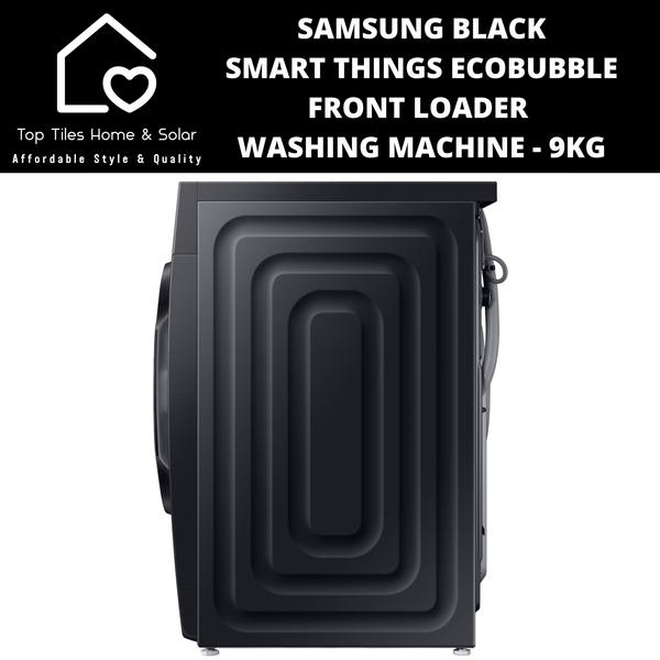 Samsung Black Smart Things EcoBubble Front Loader Washing Machine - 9kg