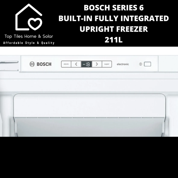 Bosch Series 6 - Built-in Fully Integrated Upright Freezer - 211L