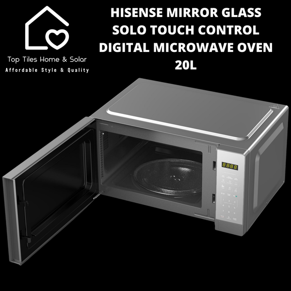 Hisense Mirror Glass Solo Touch Control Digital Microwave Oven - 20L