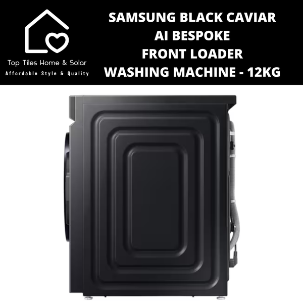 Samsung Black Caviar AI Bespoke Front Loader Washing Machine - 12kg