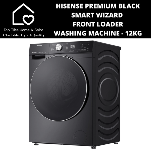 Hisense Premium Black Smart Front Loader Washing Machine - 12kg