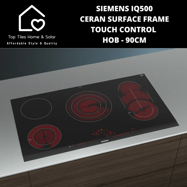 Siemens iQ500 - Ceran Surface Frame Touch Control Hob - 90cm