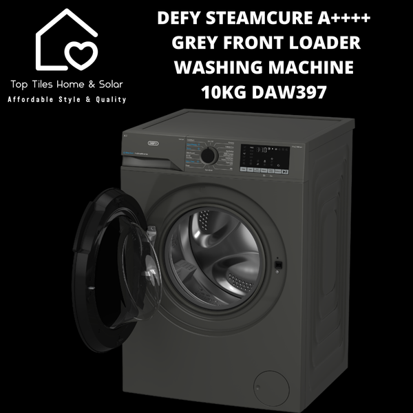 Defy SteamCure A+++ Grey Front Loader Washing Machine - 10kg DAW397