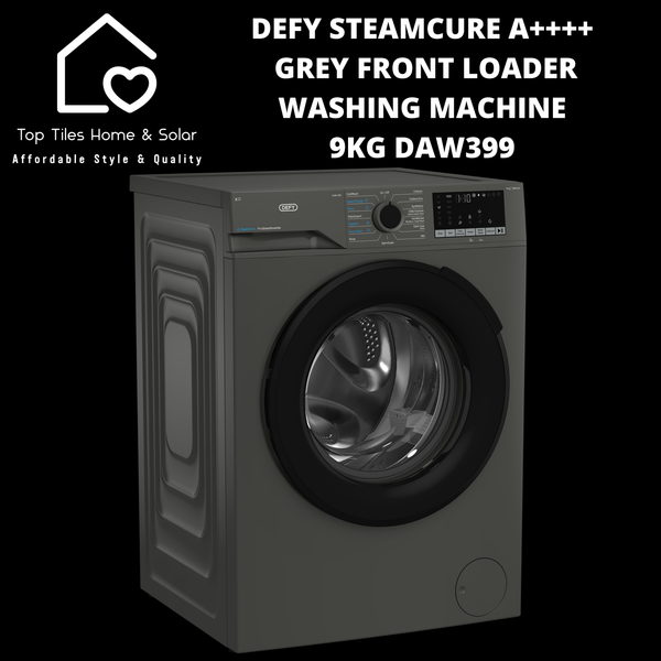 Defy SteamCure A+++ Grey Front Loader Washing Machine - 9kg DAW399