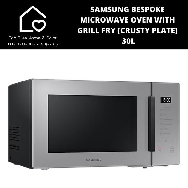 Samsung Bespoke Microwave Oven with Grill Fry (Crusty Plate) - 30L