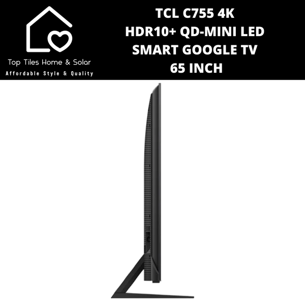TCL C755 4K HDR10+ QD-Mini LED Smart Google TV - 65 Inch