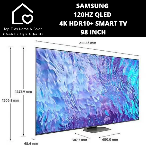 Samsung 120Hz QLED 4K HDR10+ Smart TV - 98 Inch