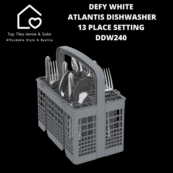 Defy White Atlantis Dishwasher - 13 Place Setting DDW240