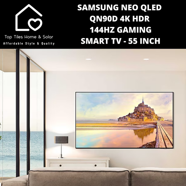 Samsung Neo QLED QN90D 4k HDR 144Hz Gaming Smart TV - 55 Inch