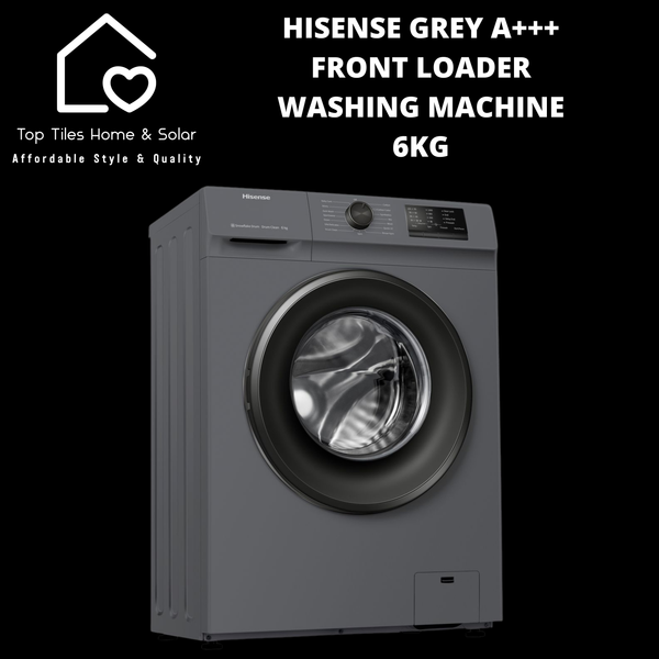Hisense Grey A+++ Front Loader Washing Machine - 6kg