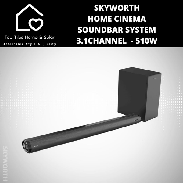 Skyworth Home Cinema Soundbar System 3.1Channel  - 510W
