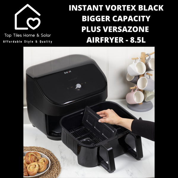Instant Vortex Black Bigger Capacity Plus VersaZone  Airfryer - 8.5L