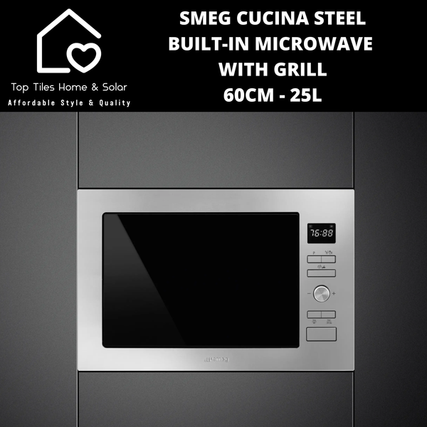 Smeg Cucina Built-in Microwave with Grill - 60cm - 25L