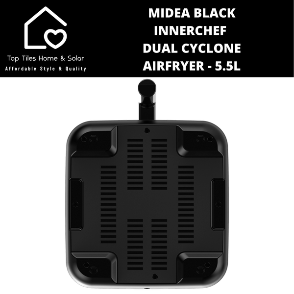 Midea Black InnerChef Dual Cyclone Airfryer - 5.5L
