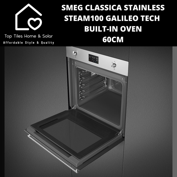 Smeg Classica Stainless Steam100 Galileo Tech Built-in Oven – 60cm