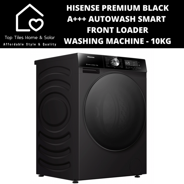 Hisense Premium Black A+++ AutoWash Smart Front Loader Washing Machine - 10kg