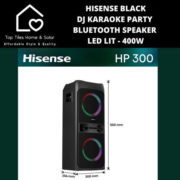 Hisense DJ Karaoke Party Bluetooth Speaker LED Lighting - 400W