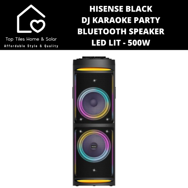 Hisense DJ Karaoke Party Bluetooth Speaker LED Lighting - 500W