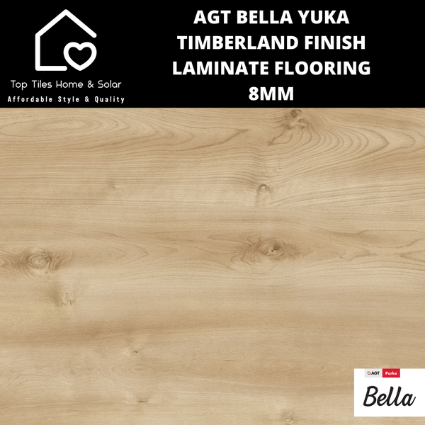 AGT Bella Yuka Timberland Finish Laminate Flooring - 8mm