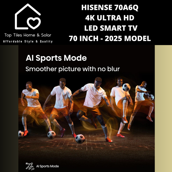 Hisense 70A6Q 4K UHD LED Smart TV - 70 Inch 2025 MODEL