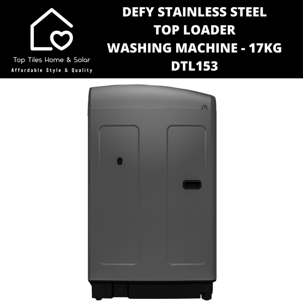 Defy Stainless Top Loader Washing Machine - 17kg DTL153