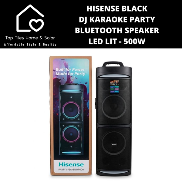Hisense DJ Karaoke Party Bluetooth Speaker LED Lighting - 500W