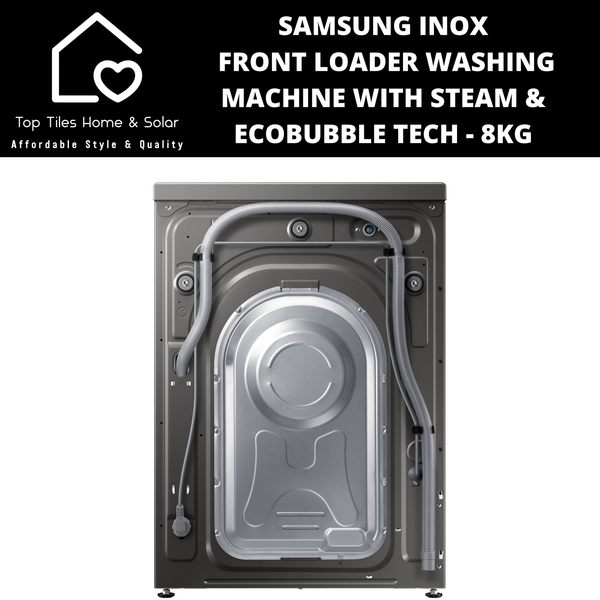 Samsung Front Loader Washing Machine with Steam & EcoBubble Tech - 8kg