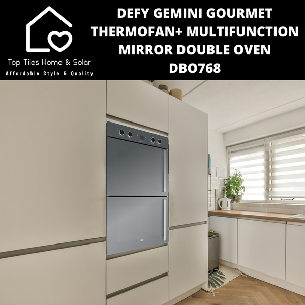 Defy Gemini Gourmet Thermofan+ Multifunction Double Oven - DBO768