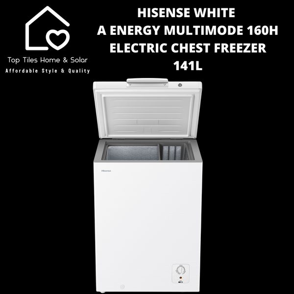 Hisense White A Energy Multimode 160H Electric Chest Freezer - 141L