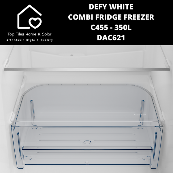 Defy White Combi Fridge Freezer C455 - 350L DAC621