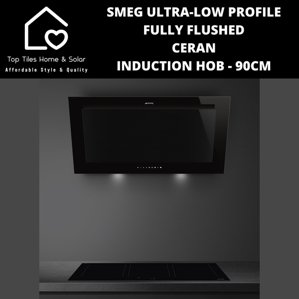 Smeg Ultra-Low Profile Fully Flushed Ceran Induction Hob - 90cm