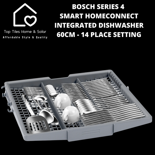 Bosch Series 4 - Smart Integrated Dishwasher - 60cm - 14 Place Setting