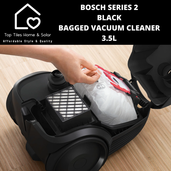 Bosch Series 2 - Black Bagged Vacuum Cleaner - 3.5L