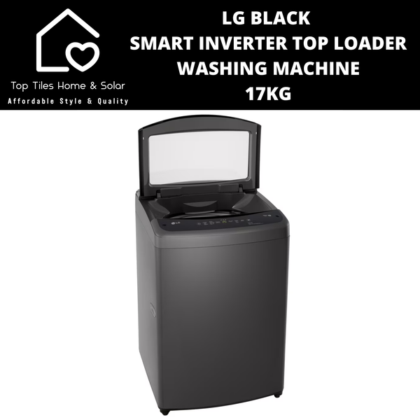 LG Black Smart Inverter Top Loader Washing Machine - 17kg