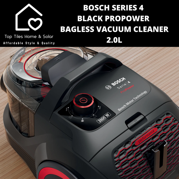 Bosch Series 4 - Black ProPower Bagless Vacuum Cleaner - 2.0L